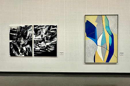 現代美術展会場