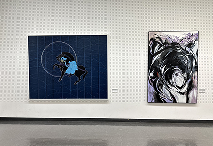 現代美術展会場